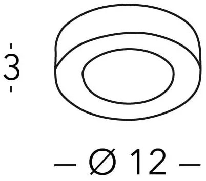 Kolarz A1344.10R.Cu - LED Plafonieră dimmabilă CLICK LED-GX53/7W/230V