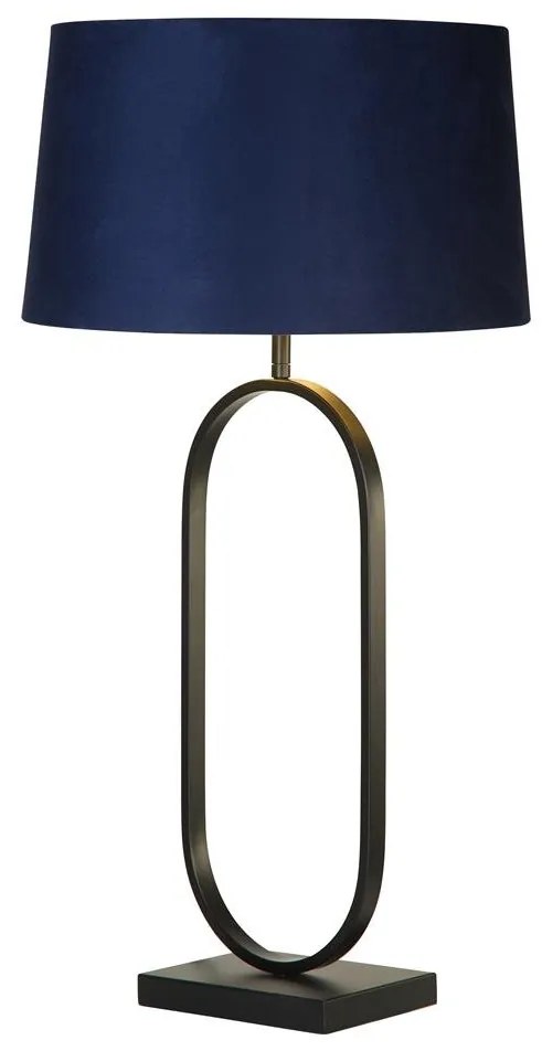 Veioza/Lampa de masa decorativa Modish negru/navy
