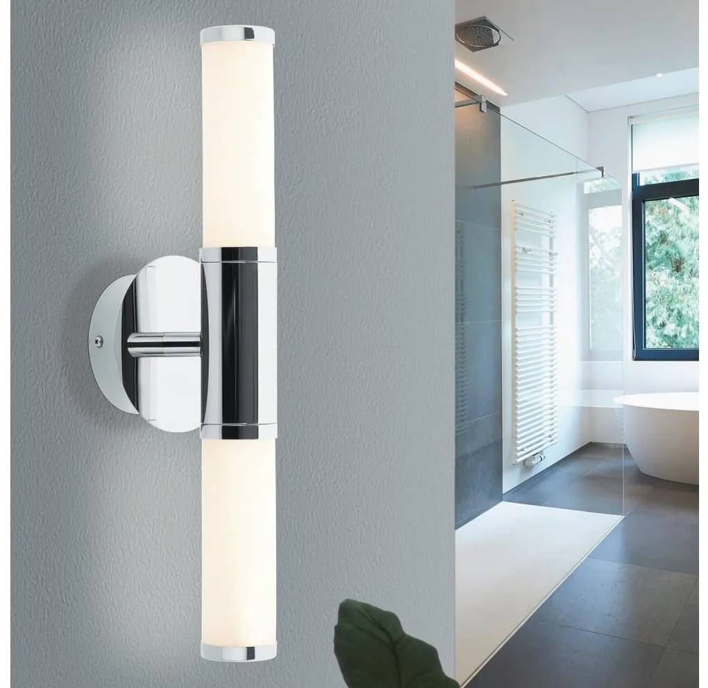 Aplică LED pentru baie Eglo 95142 PALMERA 1 2xLED/4,5W/230V IP44