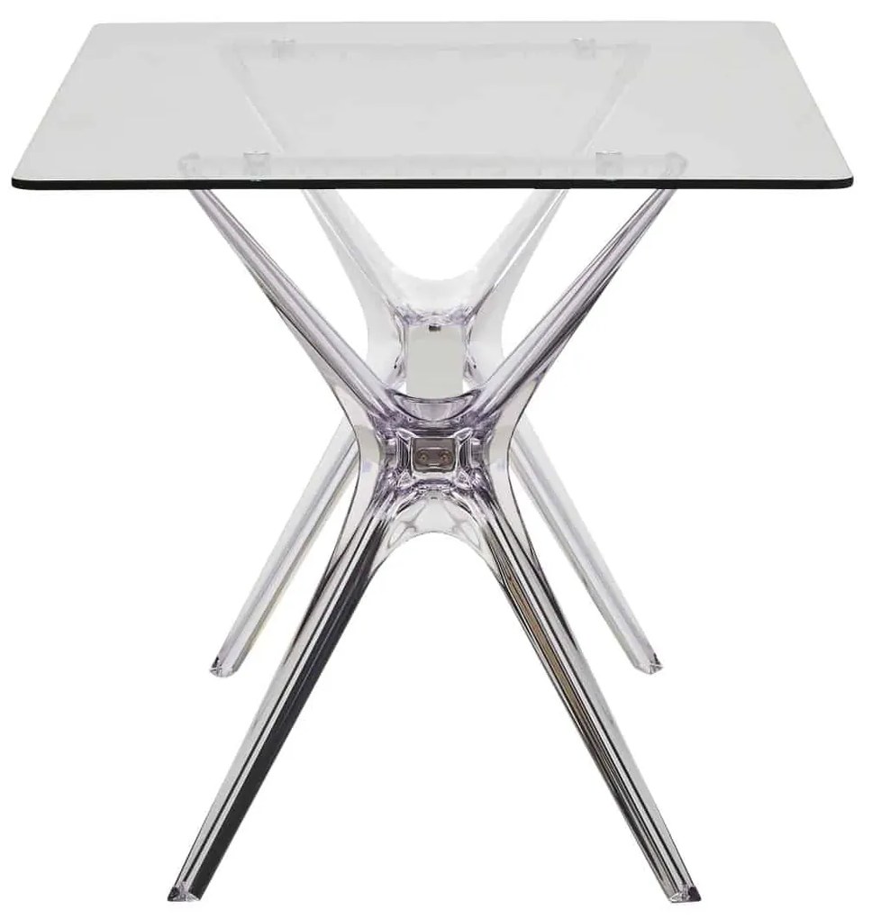 MASA POLIPROPILENA MALIBU - 140 cm / 80 cm - TRANSPARENT