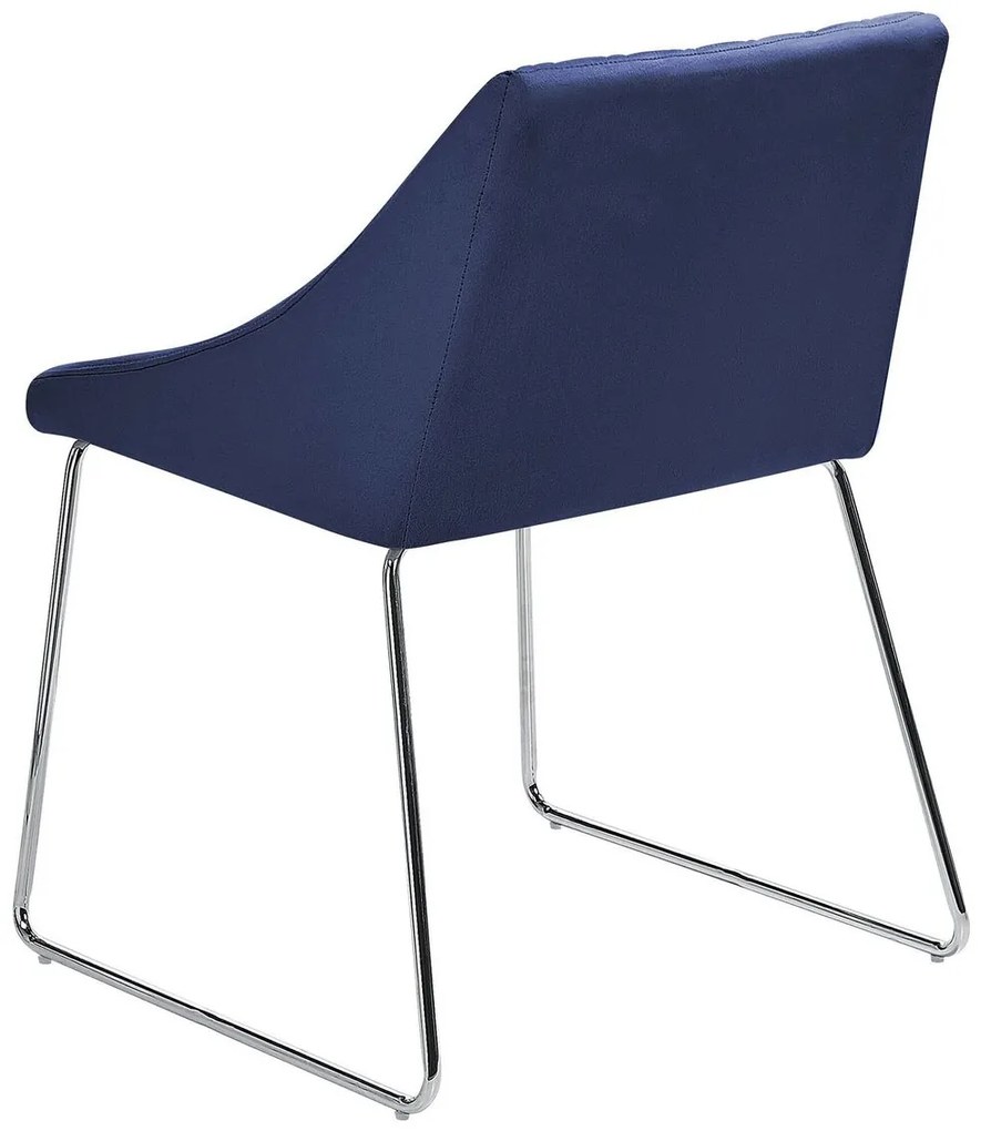 Set 2 buc. scaune pentru sufragerie Aricata (albastru marin). 1009954