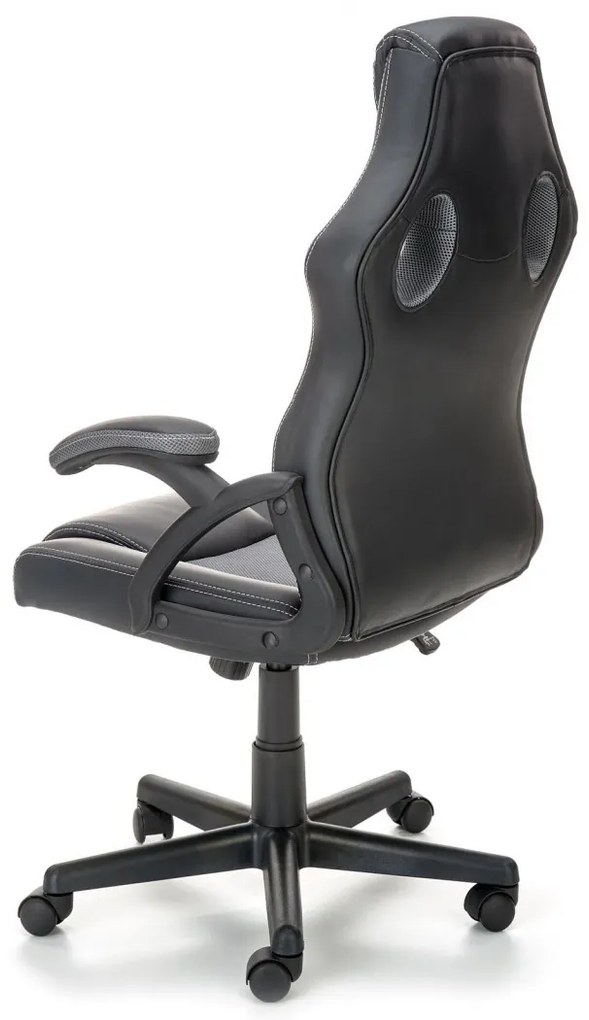 Scaun de birou Berkel negru/gri H117 cm