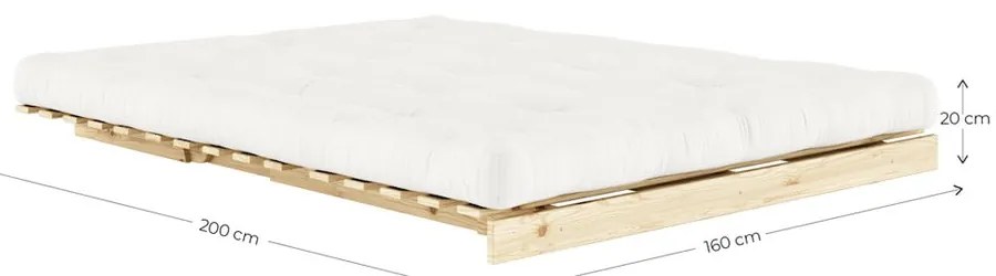 Canapea în culoare naturală extensibilă 160 cm Roots - Karup Design