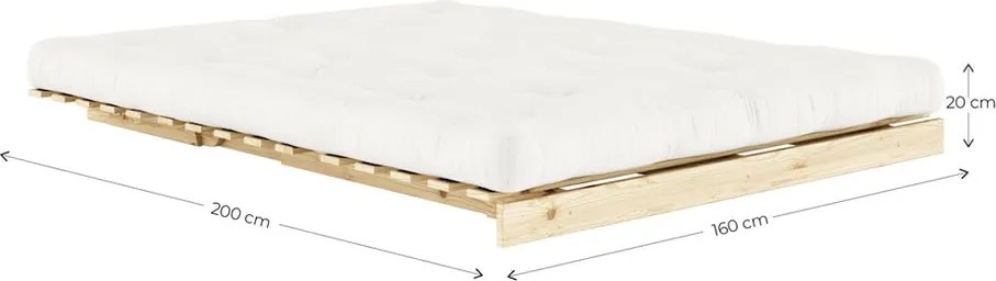 Canapea portocaliu arămiu extensibilă 160 cm Roots – Karup Design