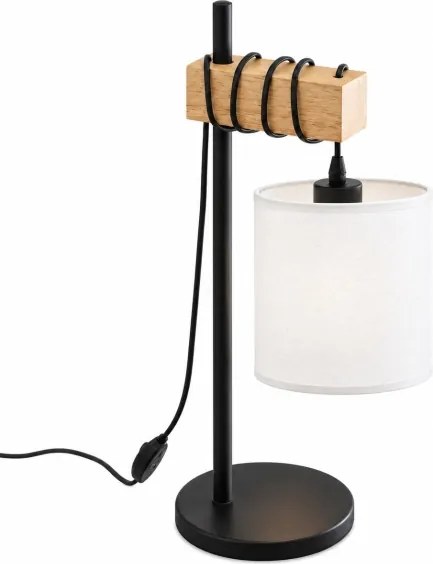 BRILAGI - Lampă de masă NUBILA 1xE27/40W/230V maro/negru/alb