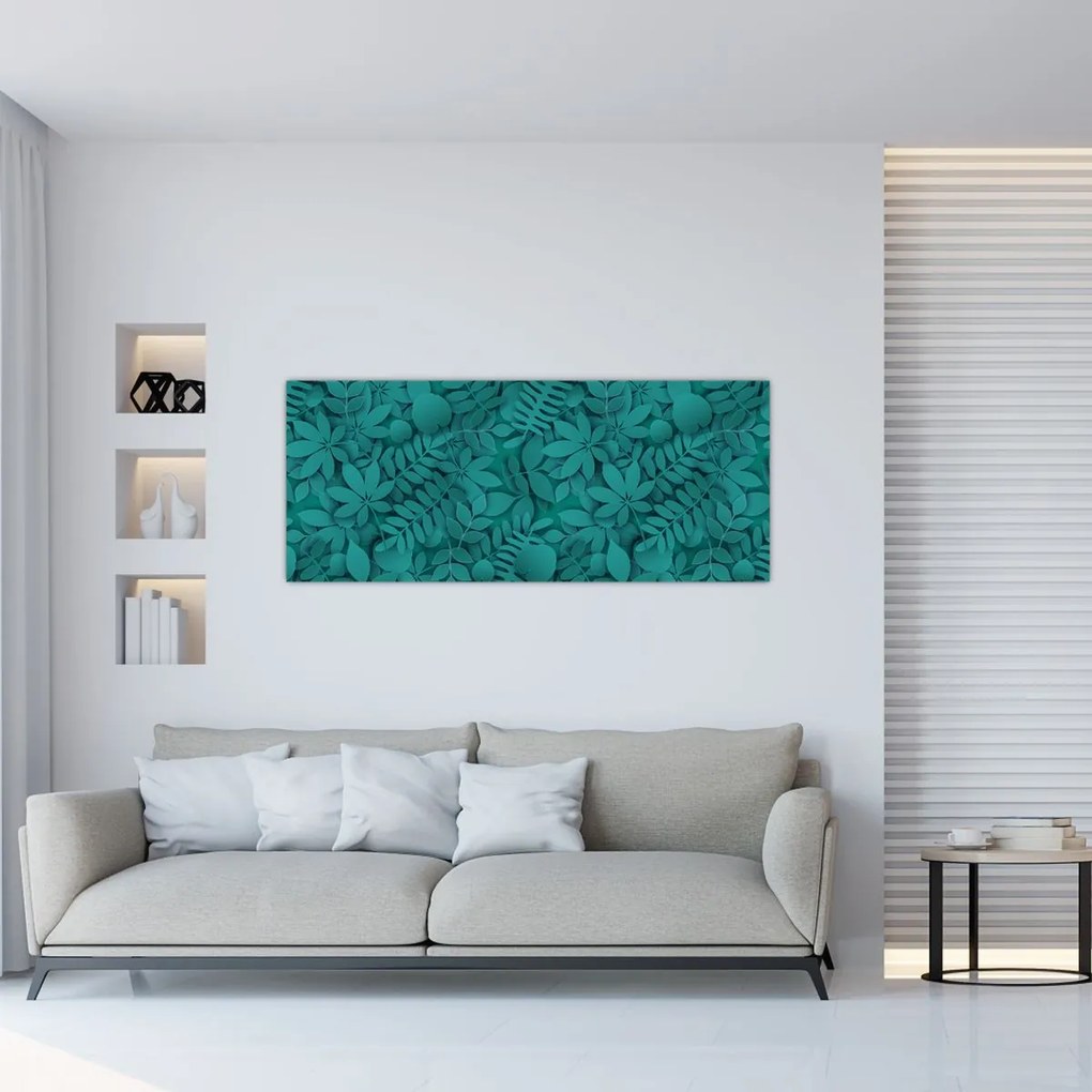 Tablou - Frunze (120x50 cm)