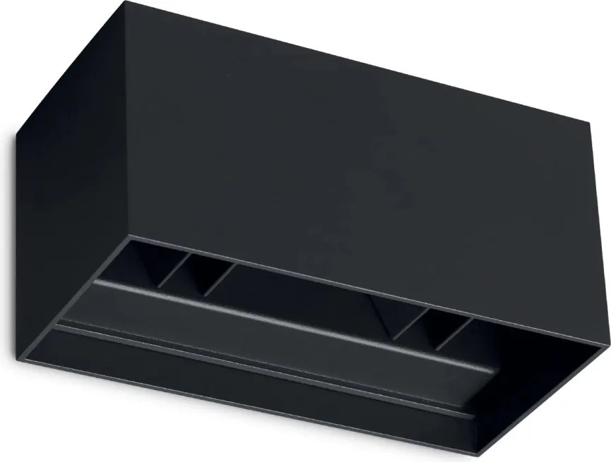 Aplica LED exterior ambientala IP54 ATOM AP D20 NERO 4000K