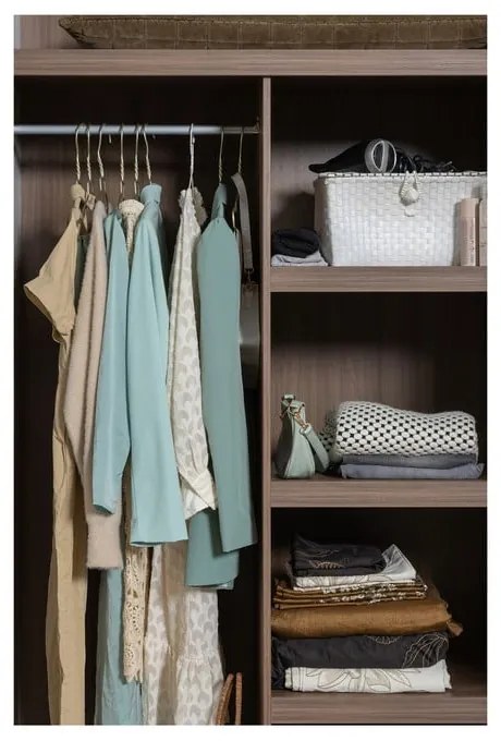 Dulap modular gri 110x210 cm Rens – WOOOD