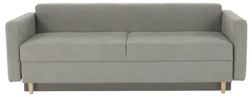 Canapea extensibilă, gri textil Queens, AURELIA