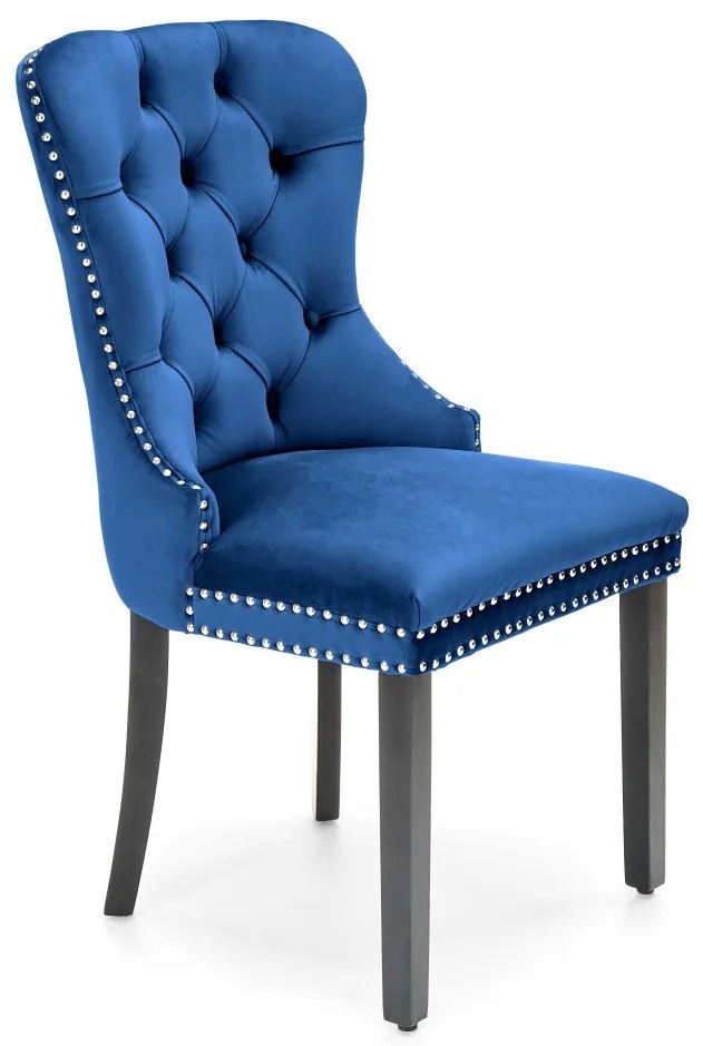 Scaun Miya velvet bleumarin