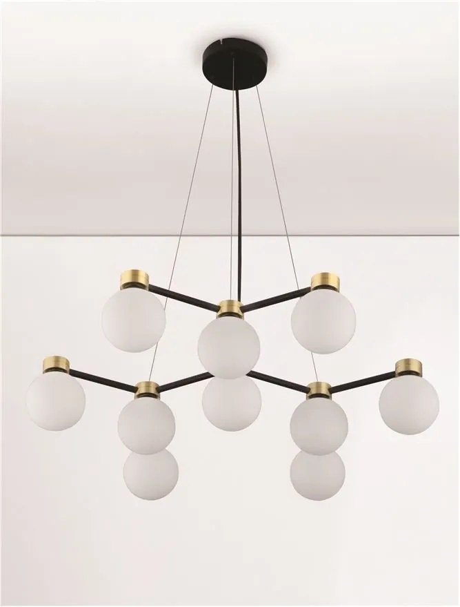 Lustra suspendata cu 10 surse de lumina DOMINO