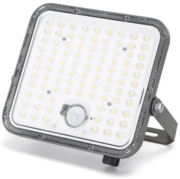 Aigostar - Proiector solar LED reglabil cu senzor, 120W, 3,4V, IP66 + telecomandă