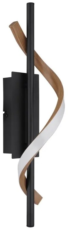 Aplica LED aluminiu cu efect de lemn WATKINS