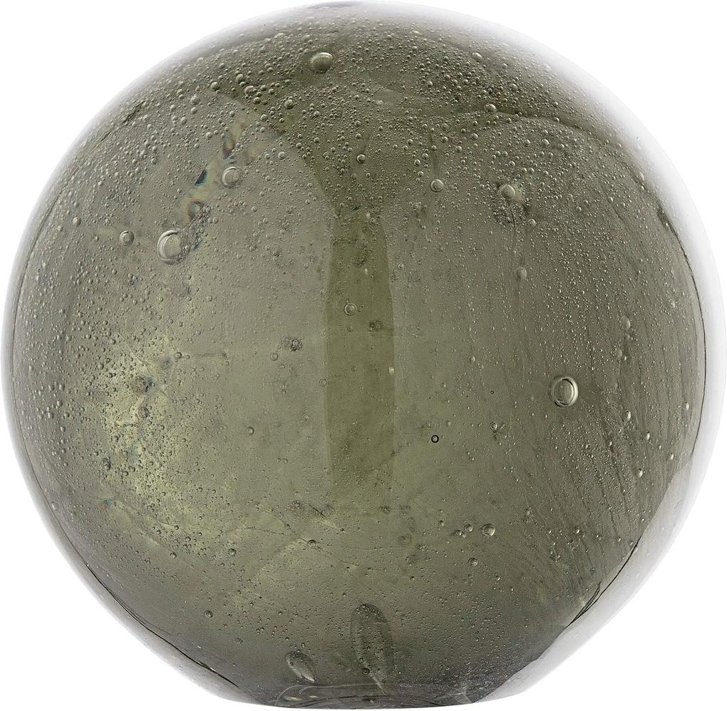Glob Decorativ din Sticla Verde - Sticla Verde Diametru(8.5 cm)