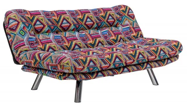 Canapea Multicolora Extensibila cu 3 Locuri Misa Small Sofabed -