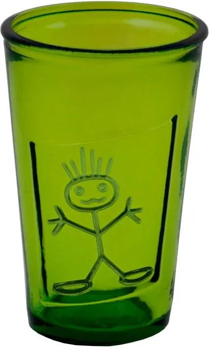 Pahar din sticlă reciclată Ego Dekor Zeus, 300 ml, verde