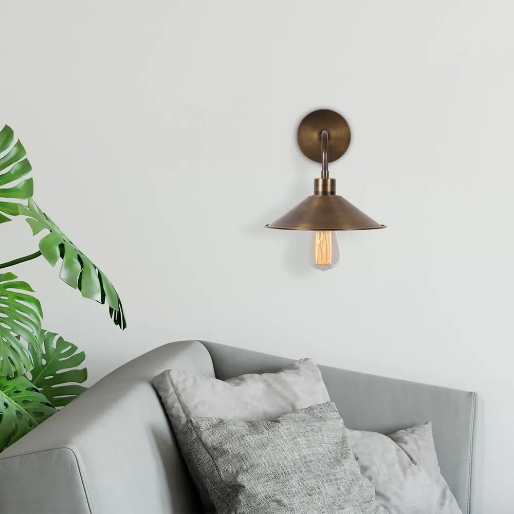 Aplică de perete bronz ø 24 cm Berceste – Opviq lights