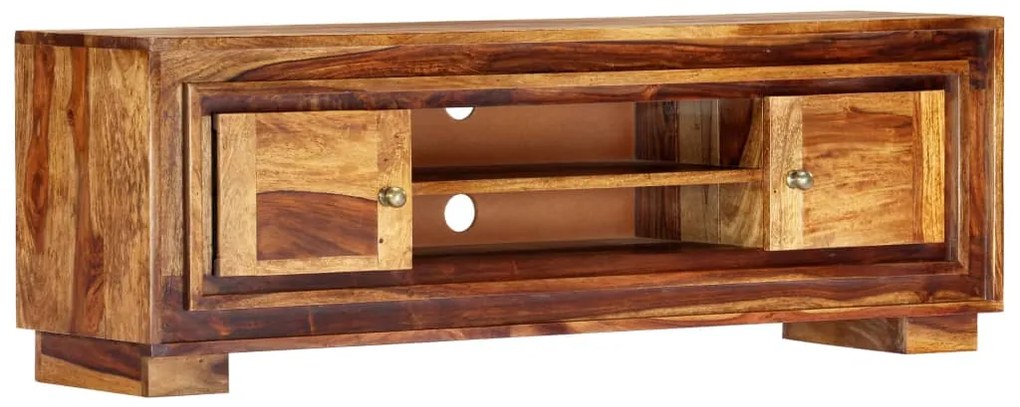 vidaXL Comodă TV, 118 x 30 x 40 cm, lemn masiv de acacia