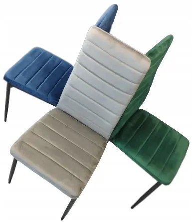 JAKS SCAUN DE SUFRAGERIE VELVET BLACK - VERDE