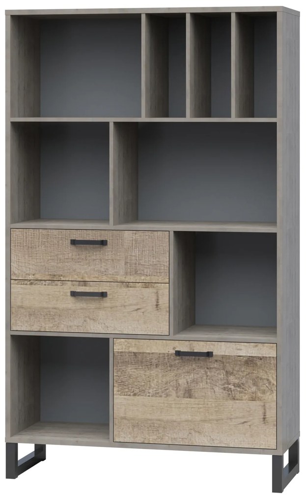 Raft Bennie 1D2S (gri + Stejar nisipiu). 1052759