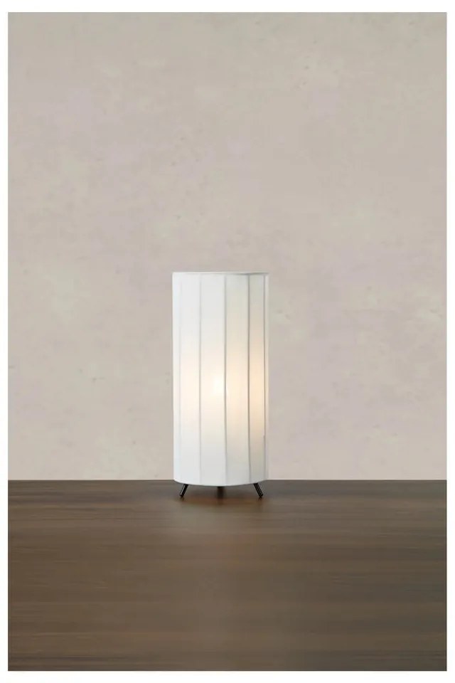 Veioză alb-negru cu abajur textil (înălțime 31,5 cm) Hikari – Markslöjd