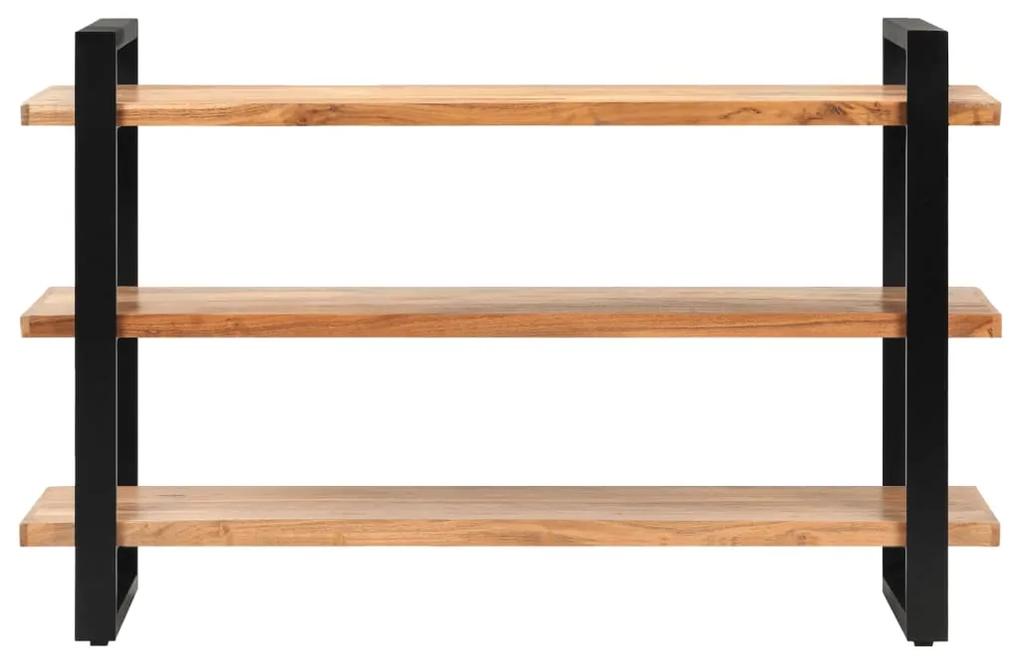 Servanta cu 3 rafturi, 120 x 40 x 75 cm, lemn masiv de acacia 1, lemn masiv de acacia