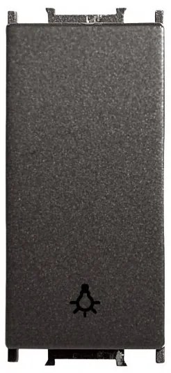 Intrerupator cu revenire 1 modul Thea Modular Panasonic, Negru