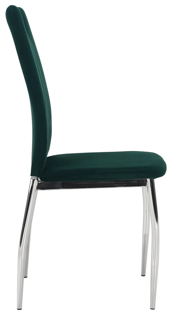 Scaun de sufragerie Don Juan NEW (smaragd + Crom). 1028866