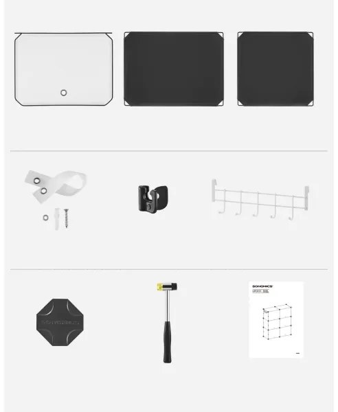 Raft modular cu compartimente BOXIFY, negru