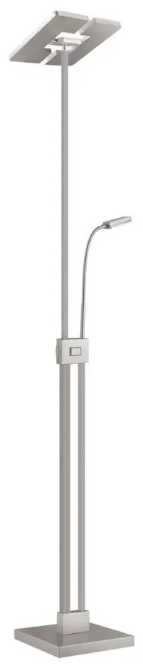 Lampadar LED dimabil Eglo 33182 SOLANO 1xLED/26W/230V+1xLED/3,2W crom