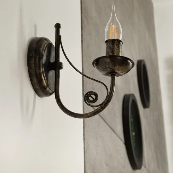 Aplică perete DONATO 1xE14x40W/230V