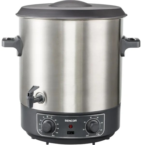 Sencor - Oală pentru conservare 27 l, 1800 W/230 V, inox/gri