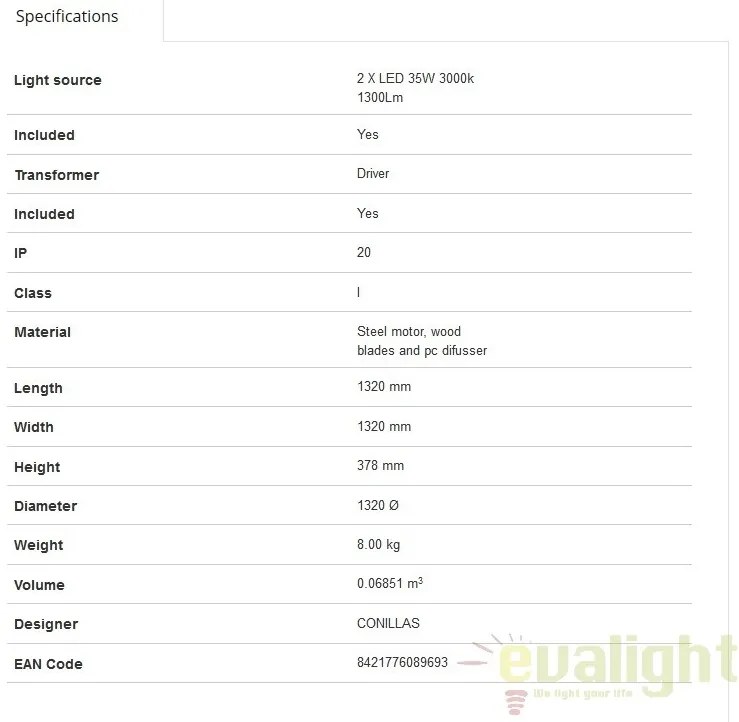 Lustra cu ventilator si telecomanda LED DISC 33397