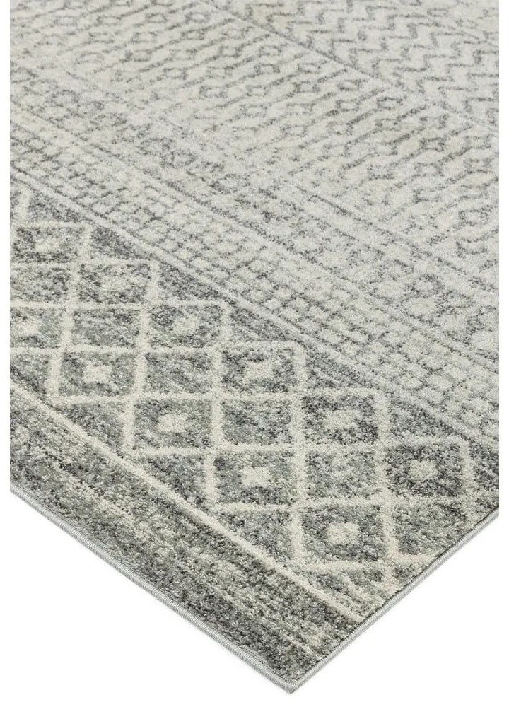 Covor grej 200x290 cm Nova Aztec Grey – Asiatic Carpets