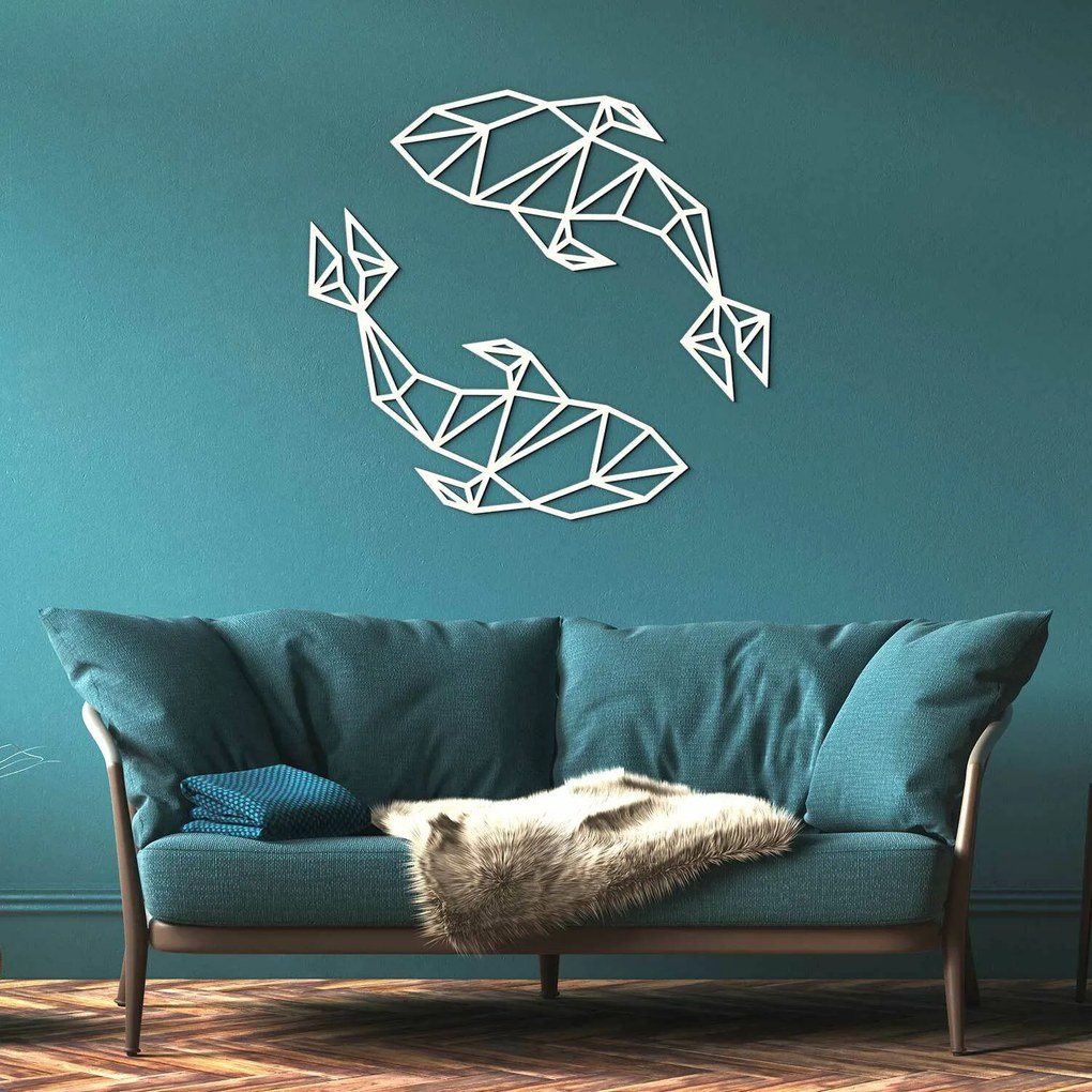DUBLEZ | Decorațiune din lemn - Zodia Pești