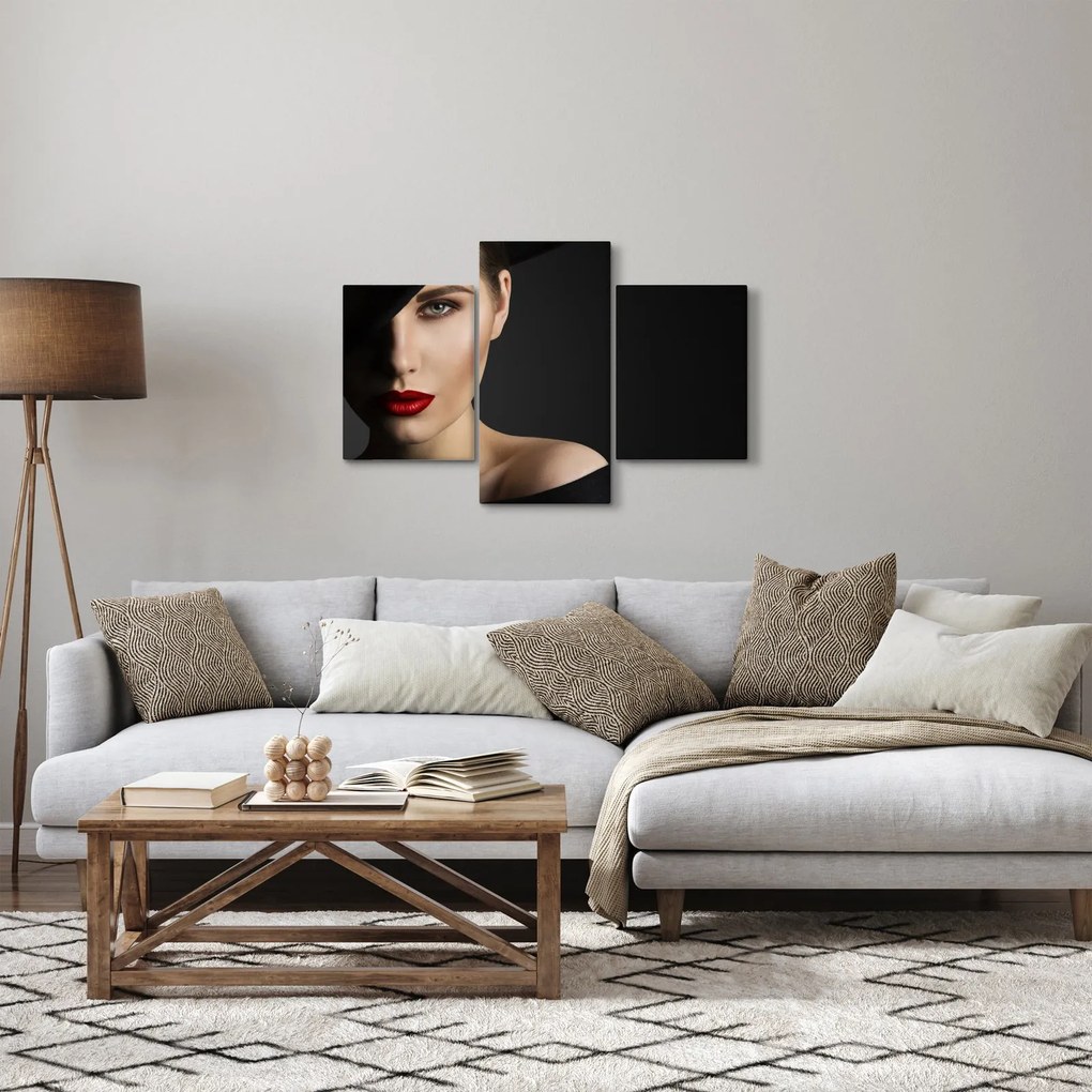 Tablou - Portretul femeii cu pălărie (90x60 cm)