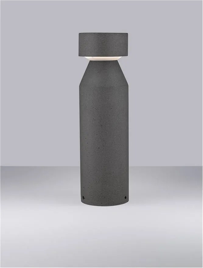 Stalp exterior din ciment IP65 LED Lua H-55,5cm