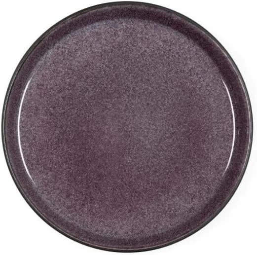 Farfurie din ceramică pentru desert Bitz Mensa, diametru 21 cm, violet prună