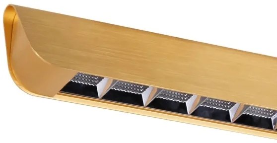 Lustră LED pe cablu LED/36W/230V 3000/4000/6400K auriu