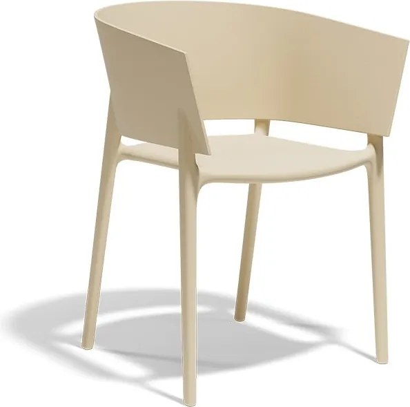 Set de 4 Scaune moderne cu brate de exterior / interior design premium AFRICA 65005 Vondom