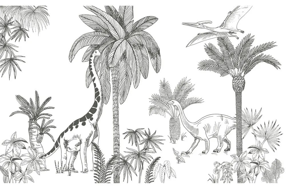 Tapet pentru copii 400 cm x 248 cm Jurassic Period – Lilipinso