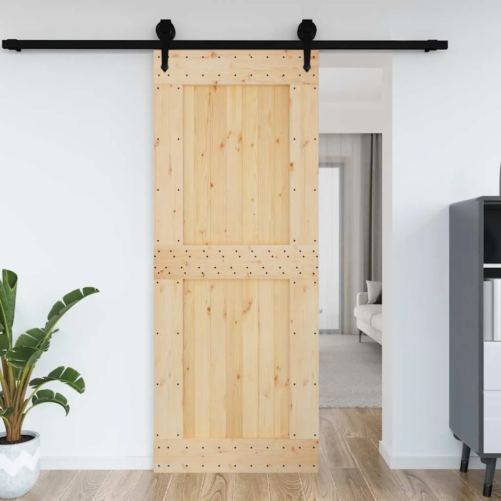 vidaXL Ușă „NARVIK”, 90x210 cm, lemn masiv de pin