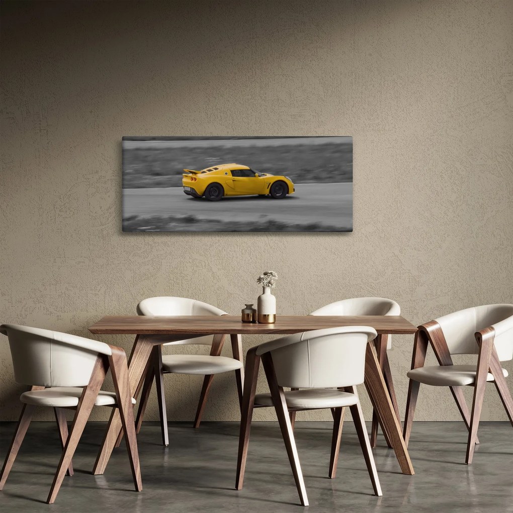 Tablou - Mașină rapidă (120x50 cm)