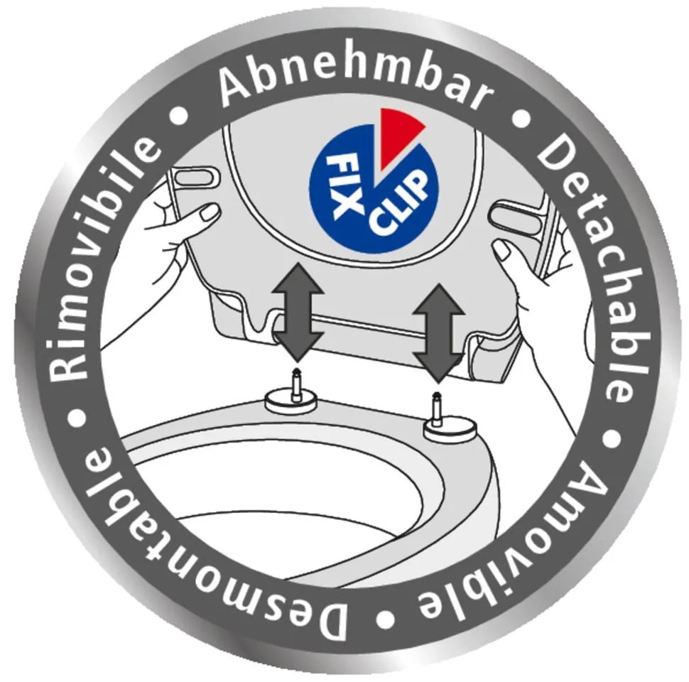 Capac WC 36,5 x 45 cm Easy-Close (cu închidere automată) Baltic – Wenko