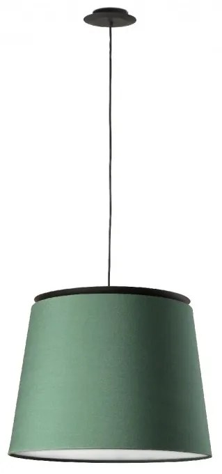 Lustra / Pendul modern design elegant 42cm SAVOY negru/verde
