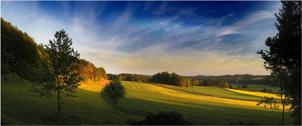 Tablou - Lunca de munte (120x50 cm)