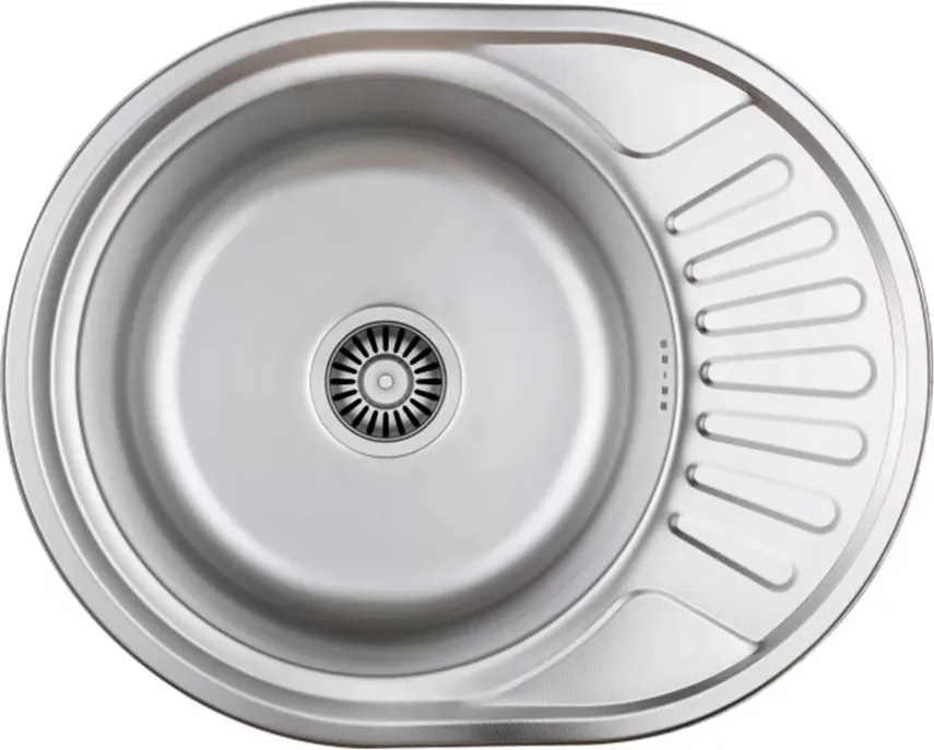 Chiuveta inox incastrata Quadron Pop Jim 216 inox 57x45 cm