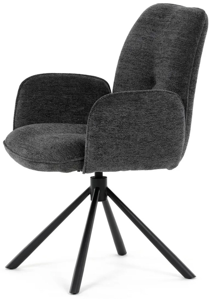 Set de scaune de sufragerie DCH-D1330 BK2, 2 buc.