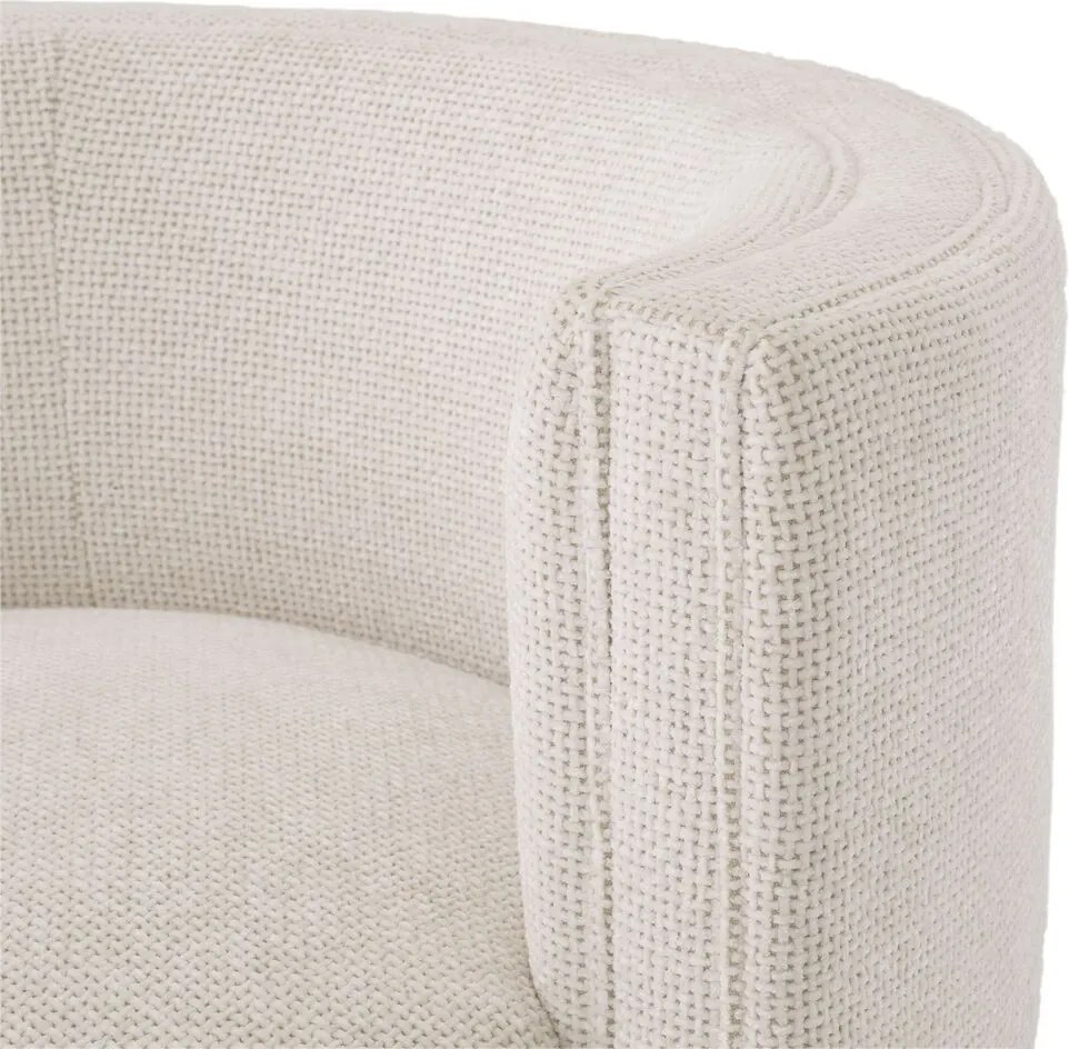Fotoliu pivotant design elegant Amanda, lyssa off-white 115380 HZ