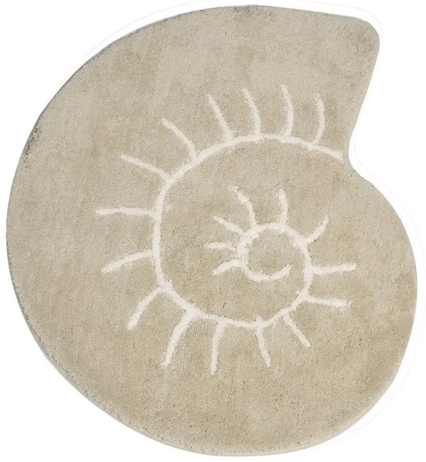 Covoraș de baie bej 90x90 cm Helix - Foutastic